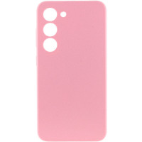 Чехол Silicone Cover Lakshmi Full Camera (AAA) для Samsung Galaxy S24 - Розовый / Light pink