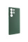 Чехол Silicone Cover Lakshmi Full Camera (AAA) для Samsung Galaxy S24 Ultra - Зеленый / Cyprus Green - фото