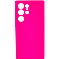 Чохол Silicone Cover Lakshmi Full Camera (AAA) для Samsung Galaxy S24 Ultra - Рожевий / Barbie pink