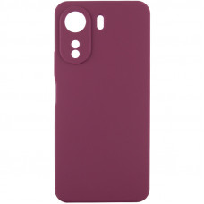 Чехол Silicone Cover Lakshmi Full Camera (AAA) для Xiaomi Redmi 13C / Poco C65 - Бордовый / Plum