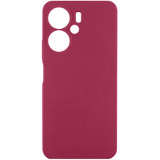 Чохол Silicone Cover Lakshmi Full Camera (AAA) для Xiaomi Redmi 13C 4G/5G / Poco C65 / Poco M6 5G - Бордовий / Plum