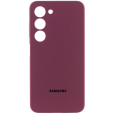 Чохол Silicone Cover Lakshmi Full Camera (AAA) для Samsung Galaxy A15 4G/5G / M15 5G - Бордовий / Plum