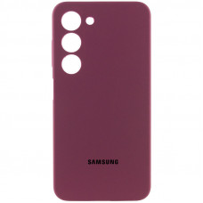 Чехол Silicone Cover Lakshmi Full Camera (AAA) для Samsung Galaxy A25 5G - Бордовый / Plum