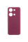 Чохол Silicone Cover Lakshmi Full Camera (AAA) для Xiaomi Redmi Note 13 4G - Бордовий / Plum