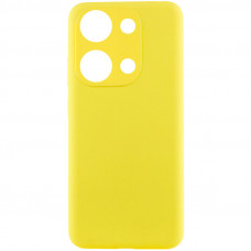 Чехол Silicone Cover Lakshmi Full Camera (AAA) для Xiaomi Redmi Note 13 4G - Желтый / Yellow