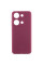 Чехол Silicone Cover Lakshmi Full Camera (AAA) для Xiaomi Redmi Note 13 Pro 4G / Poco M6 Pro 4G - Бордовый / Plum - фото