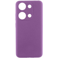 Чехол Silicone Cover Lakshmi Full Camera (AAA) для Xiaomi Redmi Note 13 Pro 4G / Poco M6 Pro 4G - Сливовый / Purple