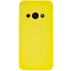 Чохол Silicone Cover Lakshmi Full Camera (AAA) для Xiaomi Redmi A3 - Жовтий / Yellow