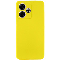 Чехол Silicone Cover Lakshmi Full Camera (AAA) для Xiaomi Redmi 13 4G / Poco M6 4G - Желтый / Yellow