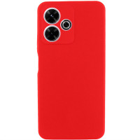 Чехол Silicone Cover Lakshmi Full Camera (AAA) для Xiaomi Redmi 13 4G / Poco M6 4G - Красный / Red