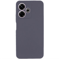 Чехол Silicone Cover Lakshmi Full Camera (AAA) для Xiaomi Redmi 13 4G / Poco M6 4G - Серый / Dark Gray