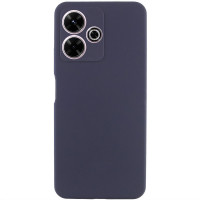 Чехол Silicone Cover Lakshmi Full Camera (AAA) для Xiaomi Redmi 13 4G / Poco M6 4G - Темно-синий / Midnight blue