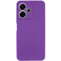 Чехол Silicone Cover Lakshmi Full Camera (AAA) для Xiaomi Redmi 13 4G / Poco M6 4G - Фиолетовый / Amethyst