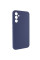 Чехол Silicone Cover Lakshmi Full Camera (AAA) для Samsung Galaxy S24 FE - Темно-синий / Midnight blue - фото