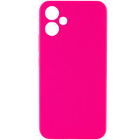 Чохол Silicone Cover Lakshmi Full Camera (AAA) для Samsung Galaxy A06 - Рожевий / Barbie pink