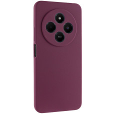 Чехол Silicone Cover Lakshmi Full Camera (AAA) для Xiaomi Redmi 14C / Poco C75 - Бордовый / Plum