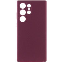 Чехол Silicone Cover Lakshmi Full Camera (AAA) для Samsung Galaxy S25 Ultra - Бордовый / Plum