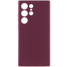 Чохол Silicone Cover Lakshmi Full Camera (AAA) для Samsung Galaxy S25 Ultra - Бордовий / Plum