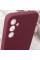 Чохол Silicone Cover Lakshmi Full Camera (AAA) для Samsung Galaxy S25 - Бордовий / Plum - фото
