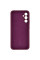 Чохол Silicone Cover Lakshmi Full Camera (AAA) для Samsung Galaxy S25 - Бордовий / Plum - фото