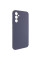 Чохол Silicone Cover Lakshmi Full Camera (AAA) для Samsung Galaxy S25 - Сірий / Dark Gray - фото