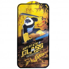 Захисне скло 5D Anti-static Panda (тех.пак) для Apple iPhone 15 Plus / 16 Plus (6.7) - Чорний