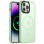 TPU+PC чохол Metal Buttons with MagSafe Colorful для Apple iPhone 12 Pro / 12 (6.1) - М'ятний