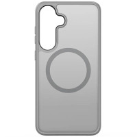 TPU+PC чохол Metal Buttons with MagSafe Colorful для Samsung Galaxy S24+ - Сірий / Grey