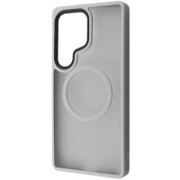 TPU+PC чохол Metal Buttons with MagSafe Colorful для Samsung Galaxy S24 Ultra - Сірий / Grey