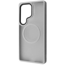 TPU+PC чохол Metal Buttons with MagSafe Colorful для Samsung Galaxy S24 Ultra - Сірий / Grey