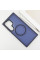 TPU+PC чохол Metal Buttons with MagSafe Colorful для Samsung Galaxy S24 Ultra - Синій / Navy Blue - фото