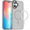 Чехол Metal Buttons with MagSafe Colorful для Apple iPhone 16 (6.1) - Серый