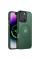 Чехол Metal Buttons with MagSafe Colorful для Apple iPhone 16 Pro (6.3) - Зеленый / Dark Green - фото