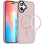 Чехол Metal Buttons with MagSafe Colorful для Apple iPhone 16 Plus (6.7) - Розовый / Pink