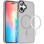 Чехол Metal Buttons with MagSafe Colorful для Apple iPhone 16 Plus (6.7) - Серый / Grey