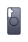 TPU+PC чохол Metal Buttons with MagSafe Colorful для Samsung Galaxy S25 - Синій / Navy Blue - фото