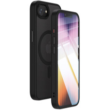 TPU+PC чохол Metal Buttons with MagSafe Colorful для Apple iPhone 16e (6.1) - Чорний / Black