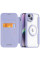 Чохол-книжка Dux Ducis Skin X Pro with MagSafe для Apple iPhone 14 / 13 (6.1) - Purple - фото