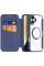 Чехол-книжка Dux Ducis Skin X Pro with MagSafe для Apple iPhone 16 (6.1) - Blue - фото