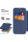 Чехол-книжка Dux Ducis Skin X Pro with MagSafe для Apple iPhone 16 Pro (6.3) - Blue - фото