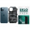 Защитная пленка SKLO Back (на заднюю панель+грани без углов) Camo для Apple iPhone 12 mini (5.4) - Серый / Army Gray