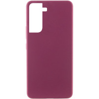 Чехол Silicone Cover Lakshmi (AAA) для Samsung Galaxy S21 FE - Бордовый / Plum