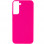 Чехол Silicone Cover Lakshmi (AAA) для Samsung Galaxy S21 FE - Розовый / Barbie pink