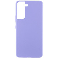 Чохол Silicone Cover Lakshmi (AAA) для Samsung Galaxy S21 FE - Бузковий / Dasheen