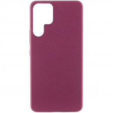 Чохол Silicone Cover Lakshmi (AAA) для Samsung Galaxy S22 Ultra - Бордовий / Plum