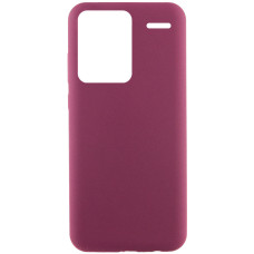 Чохол Silicone Cover Lakshmi (AAA) для Xiaomi Redmi Note 13 Pro+ - Бордовий / Plum