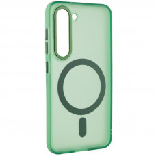 Чехол TPU Lyon frosted with MagSafe для Samsung Galaxy S23 - Green