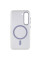 Чехол TPU Lyon frosted with MagSafe для Samsung Galaxy S23 - White - фото