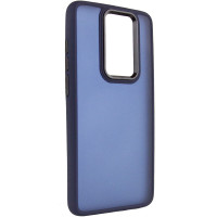 Чехол TPU+PC Lyon Frosted для Xiaomi Redmi Note 8 Pro - Navy Blue