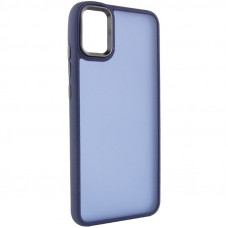 Чехол TPU+PC Lyon Frosted для Samsung Galaxy A51 - Navy Blue